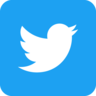 Twitter Social Icon Rounded Square Color
