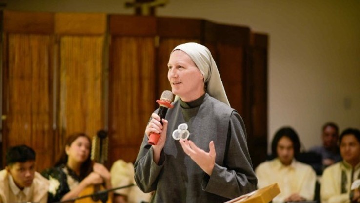 Sr. Mediatrix speaking
