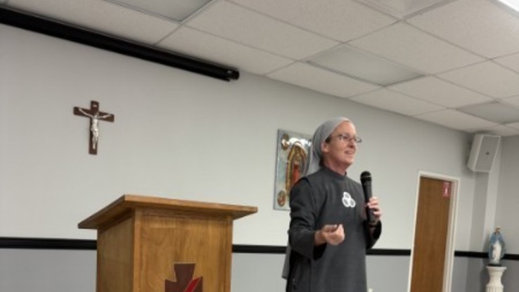 Sr. Mediatrix speaking